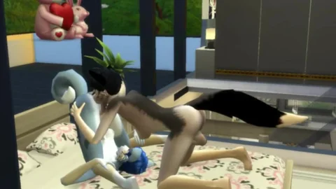 Futanari Furry anime - Dog Futanari And Rabbit girl