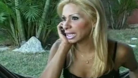 brunette hair hoe gets Her cunt Licked By A stud whilst that babe Sucks blond Ladyboy's dick