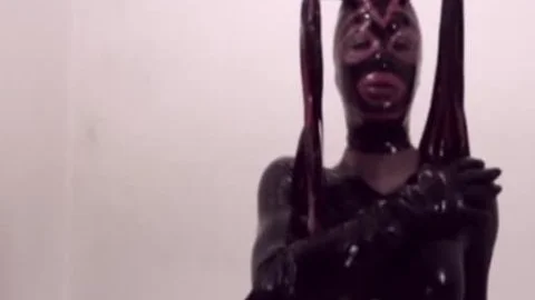 black tgirl In Latex