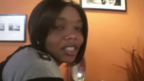 ebony tranny With A large darksome rod Destroys Hunk's wazoo