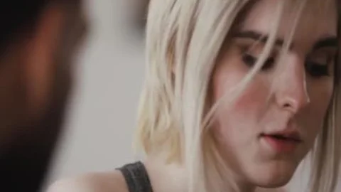 TS Ella Kissed And Gently Grabs The pecker Of Her Ex-stepdad Ricky