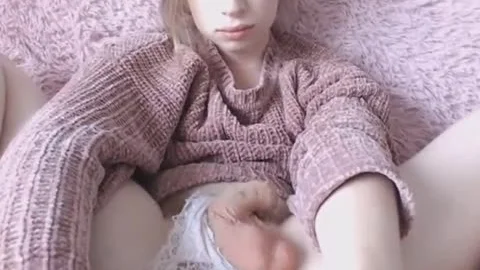 blonde lady-twink Plays Her wang Watch Part 2 At she