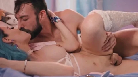 Transsensual.com - Transsexual Korra Del Rio in skirt blowjobs